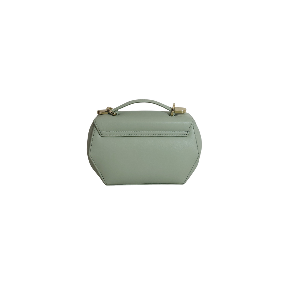 Warp Mint Green Puffer Clutch | Gently Used |