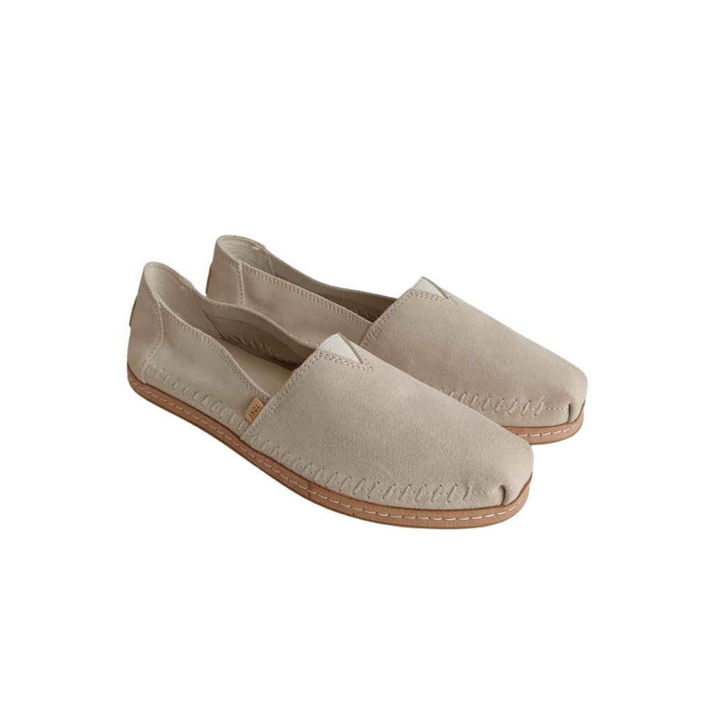 TOMS Classic Birch Suede Slip-On Loafers | Brand New |