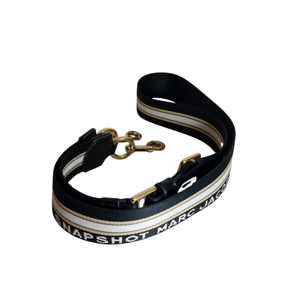 Marc Jacobs Beige & Black Multi Snapshot Crossbody Bag | Pre Loved |