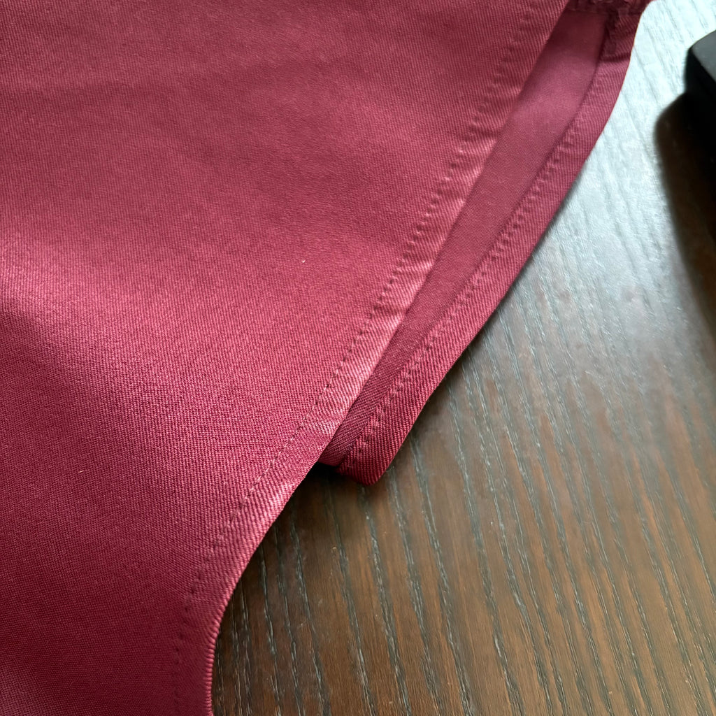 Zara Maroon Asymmetrical Strapless Top | Gently Used |