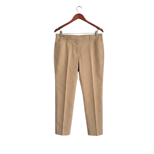 Gap Dark Beige Slim Cropped Straight Leg Pants | Gently Used |