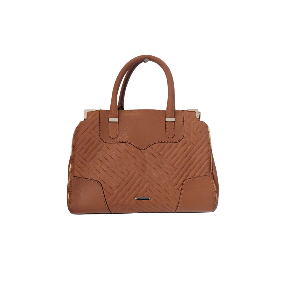 Rebecca Minkoff Brown Leather Satchel Bag | Gently Used |