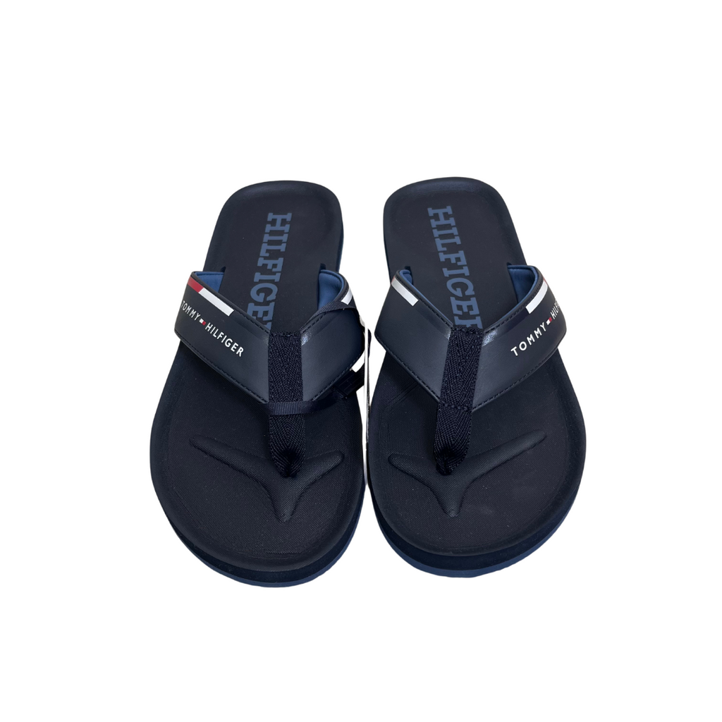 Tommy Hilfiger Men's Navy Comfort Beach Flip Flops | Brand New |