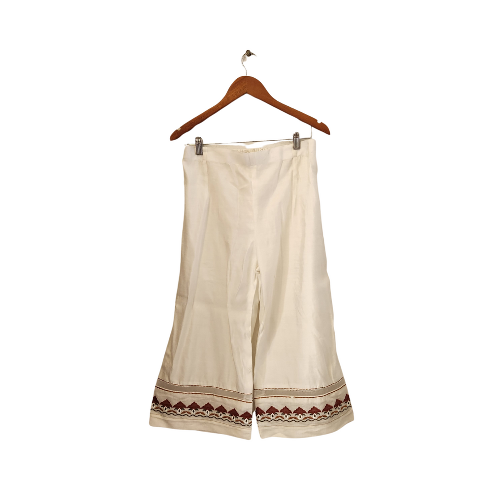 Sumaira Khanani Beige Embroidered Buttercream Kurta Set | Brand New |