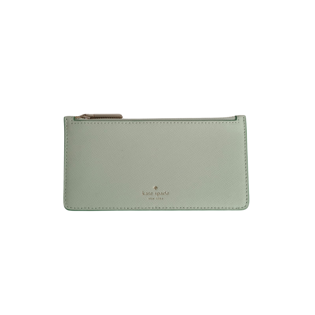 Kate Spade Light Olive Sadie Saffiano Leather Top Zip Crossbody Bag | Brand New |