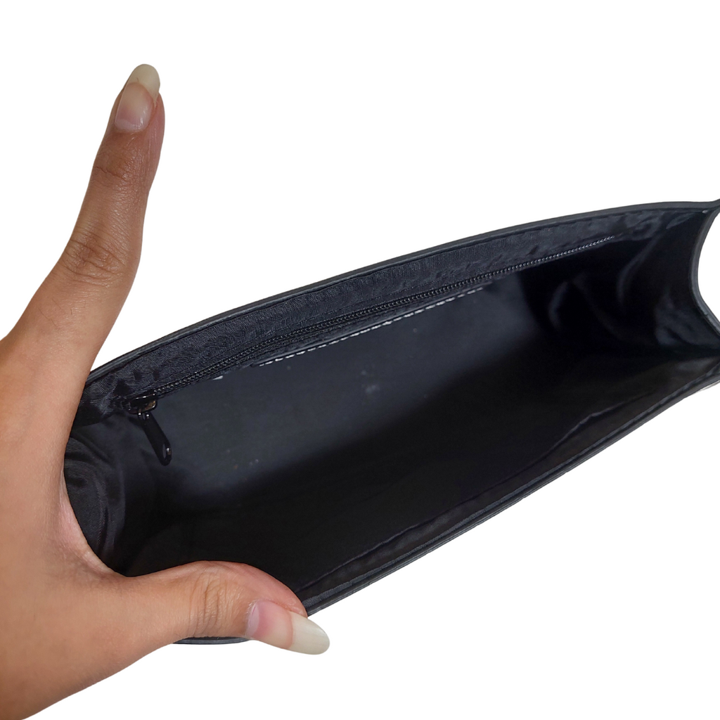 River Island White Croc Textured Faux Leather Crossbody Bag | Pre Loved |