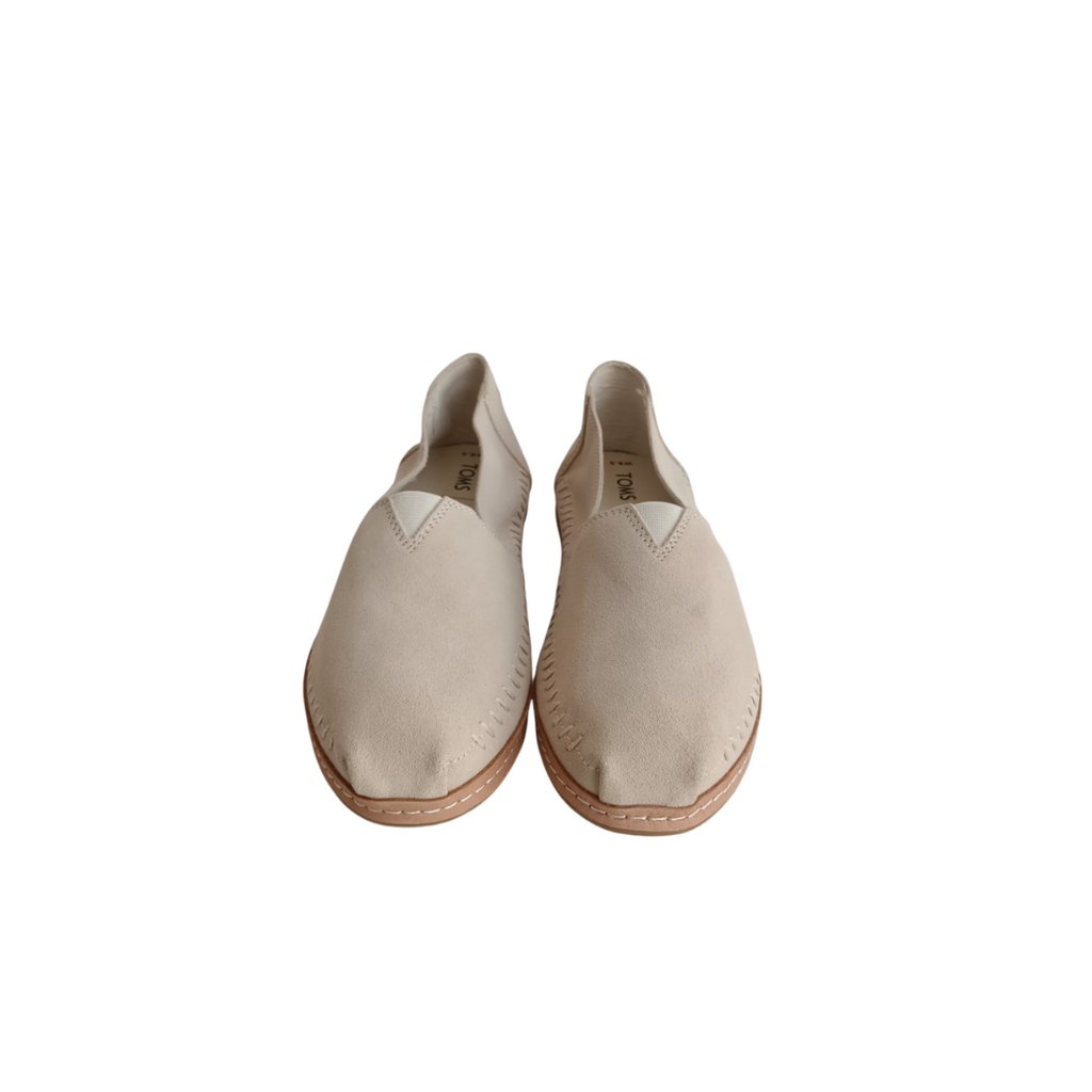 TOMS Classic Birch Suede Slip-On Loafers | Brand New |