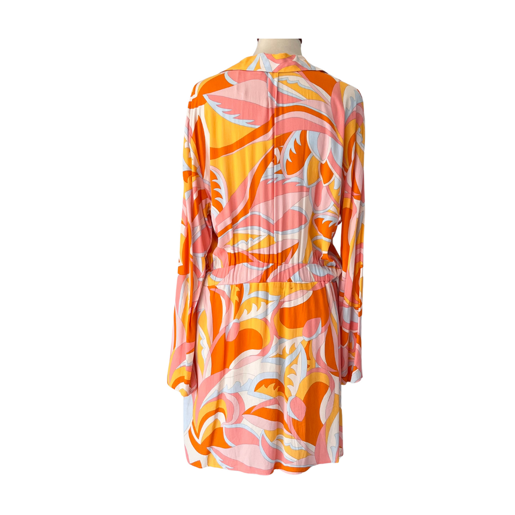 Mango Printed Front Button Short Dress | Gently Used |