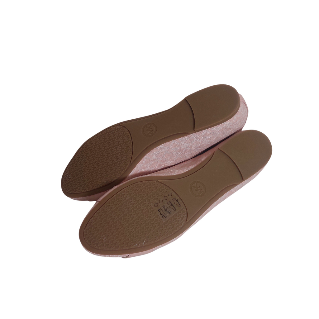 Michael Kors Pink Monogram Jilly Ballet Flats | Brand New |