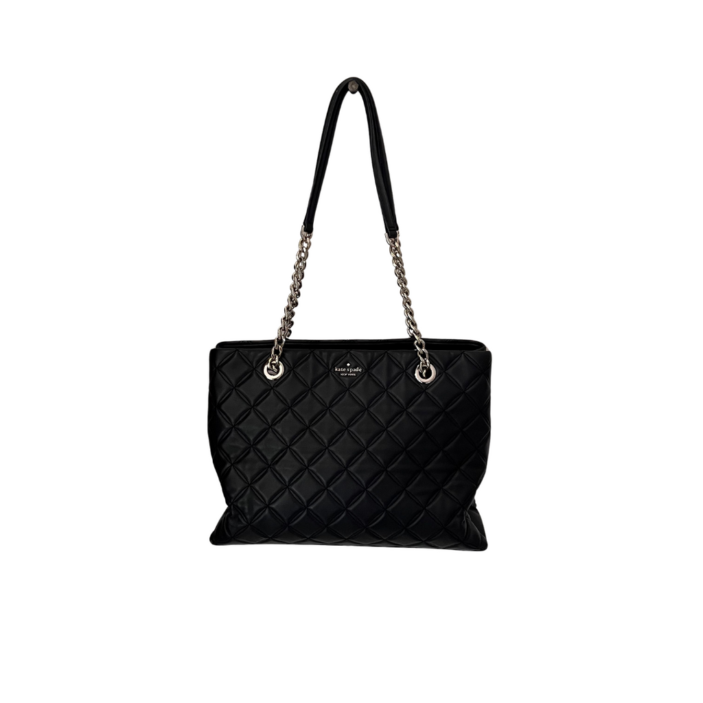 Kate Spade Black Natalia Leather Tote Bag | Pre Loved |