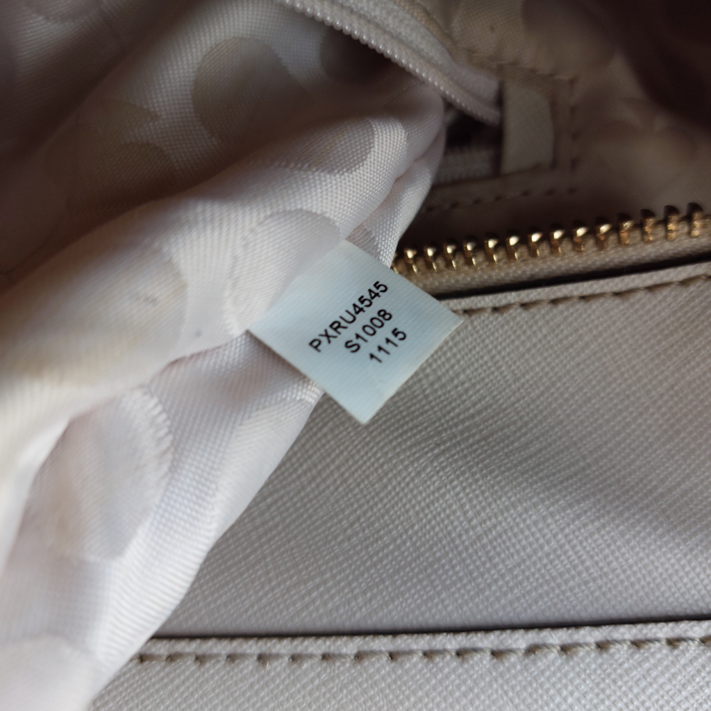 Kate Spade Beige Saffiano Leather Cedar Street Medium Harmony Tote Bag | Pre Loved |