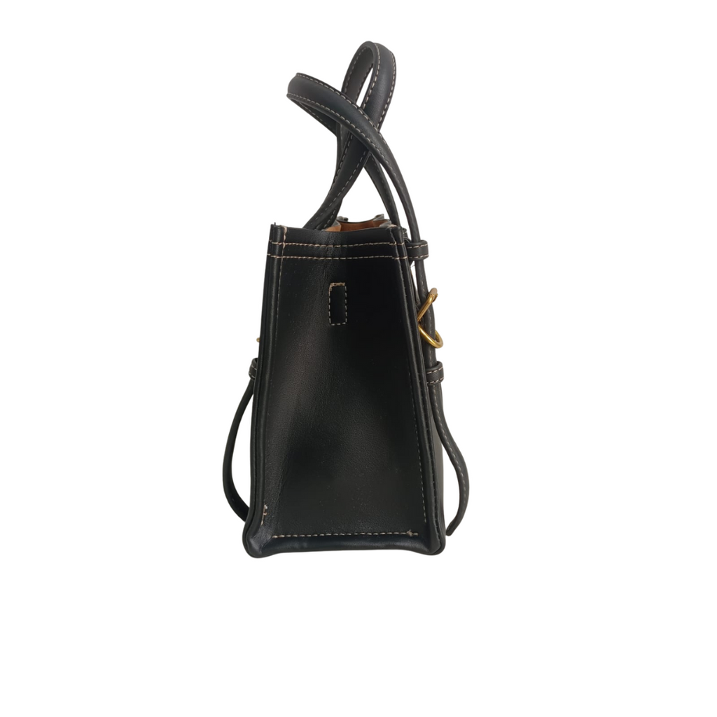 Zara Black Mini Tote Bag | Gently Used |