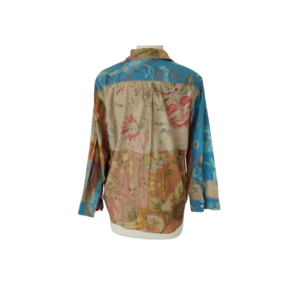 Zara Multicolor Printed 100% Cotton Co-ord Set | Gently Used |