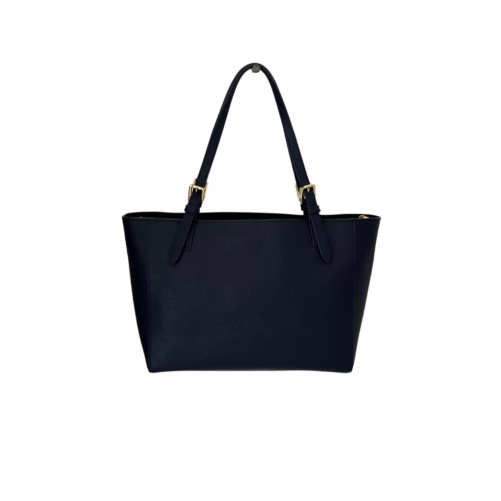 Tory Burch Navy Emerson Buckle Tote Bag | Gently Used |