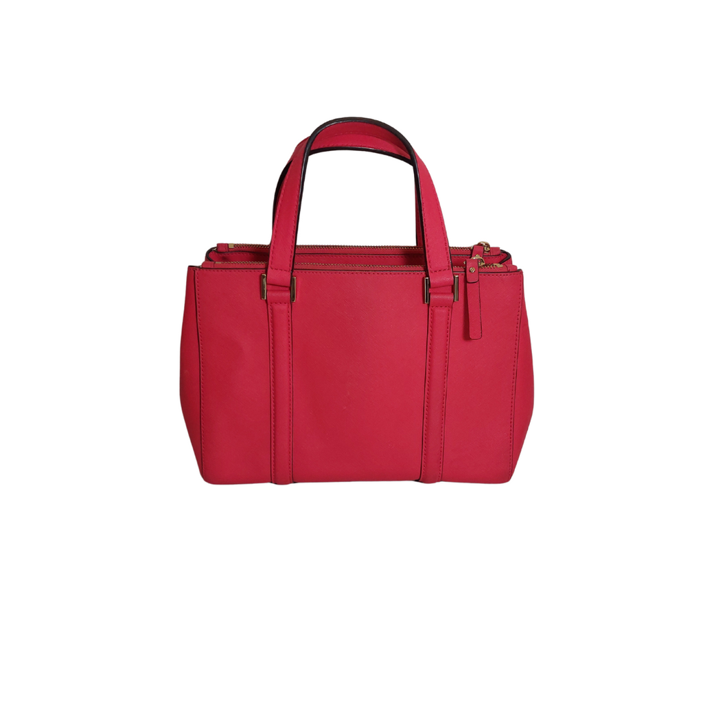 Kate Spade Bright Pink Leather Newbury Lane Satchel Bag | Pre Loved |