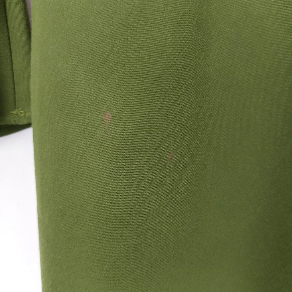 Massimo Dutti Green Front Slit Maxi Dress | Pre Loved |