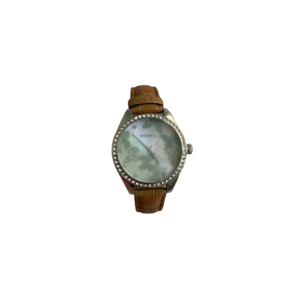 Fossil Vintage Mother Of Pearl And BCrystal Butterflies F2 Series Watch | Pre Loved |