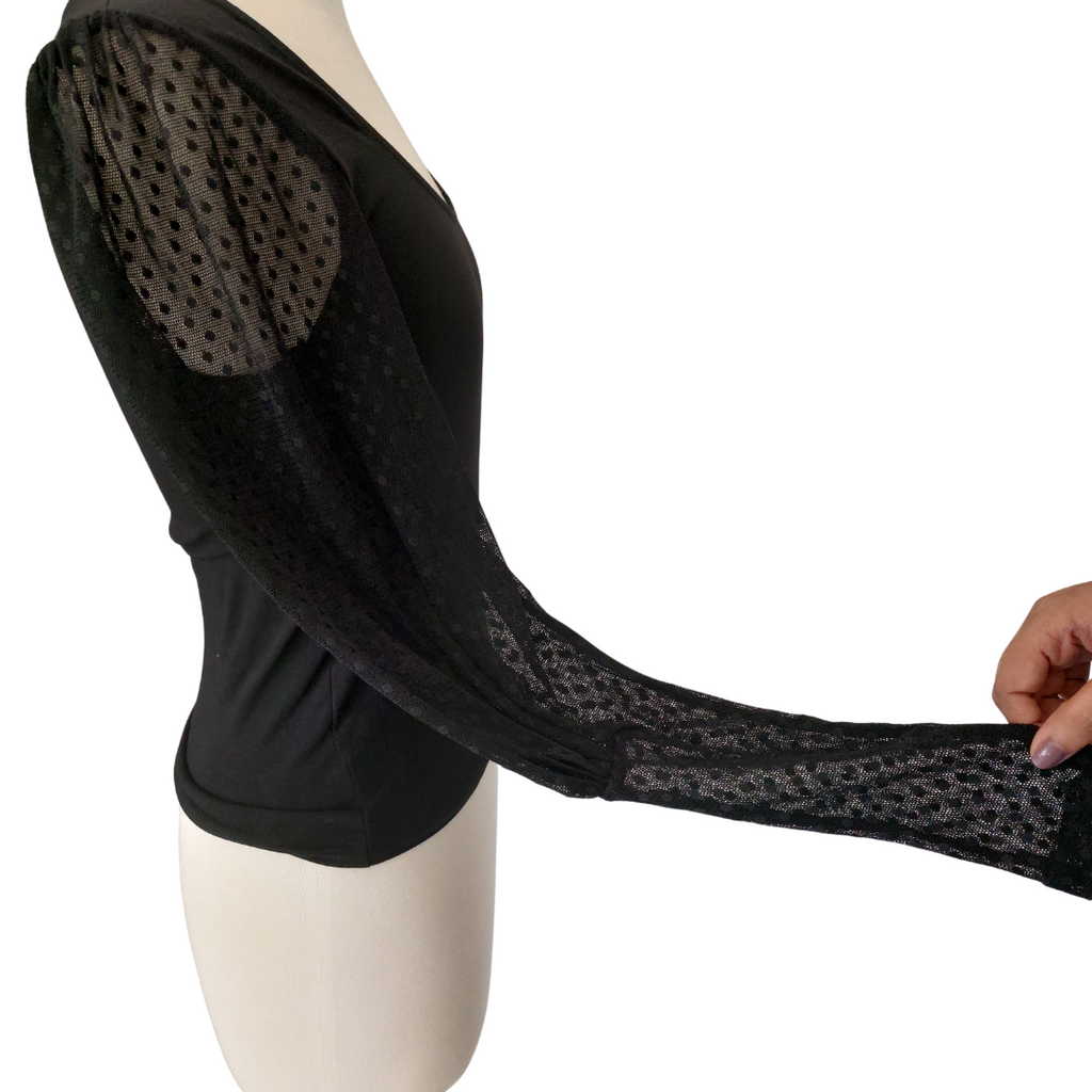 Stradivarius Black Round Neck Top | Brand New |