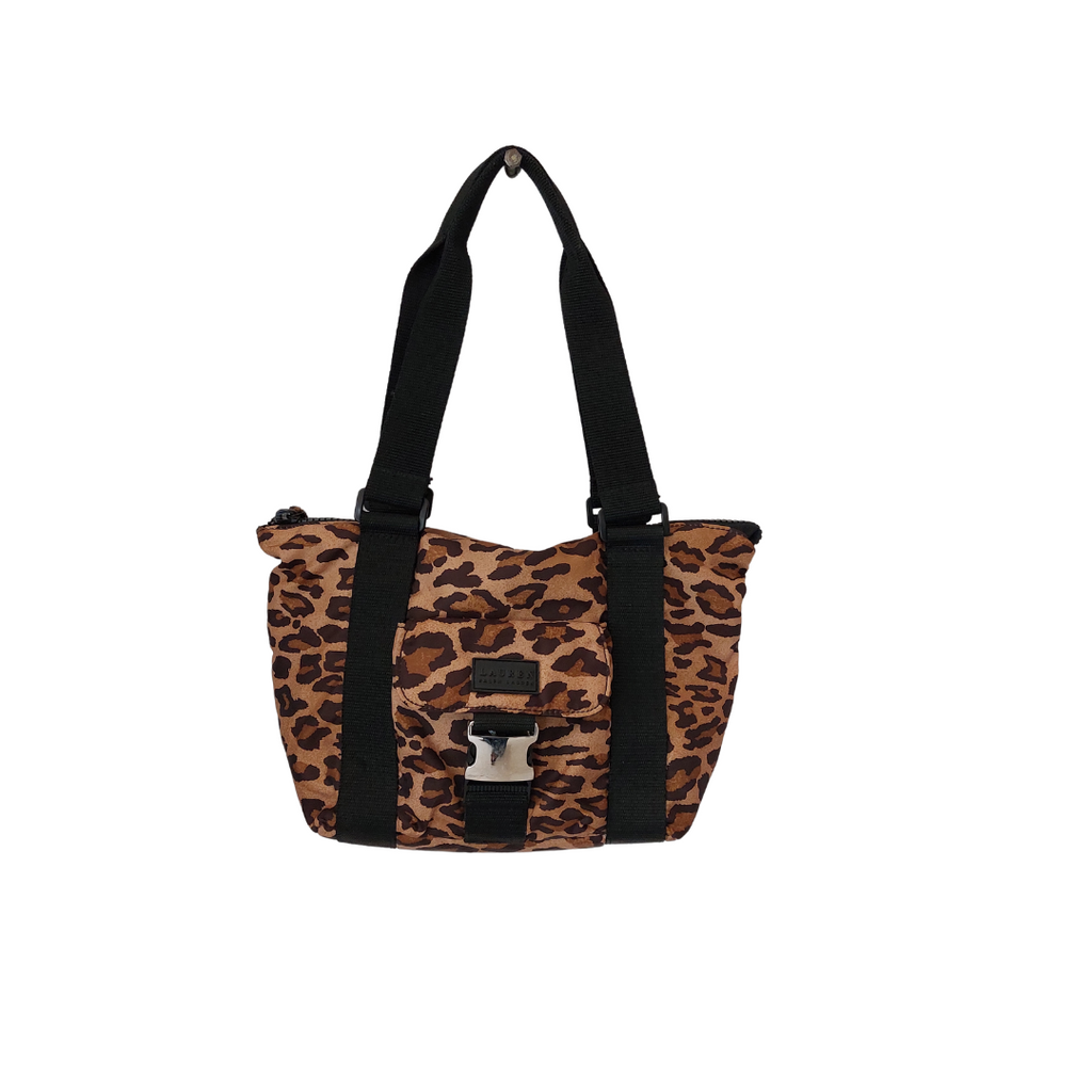 Ralph Lauren Leopard Print Nylon Medium Shoulder Bag | Gently Used |
