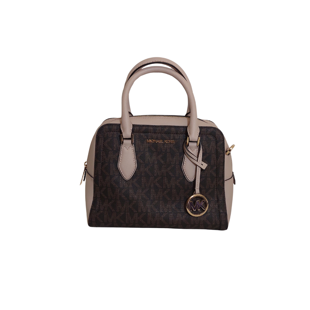 Michael Kors Ayden Medium Leather Dome Satchel Bag | Pre Loved |