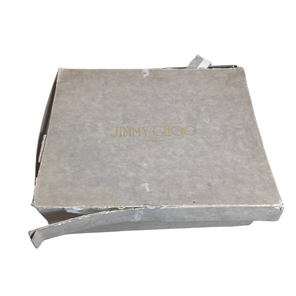 Jimmy Choo Off White Saoni Latte Leather Heels | Gently Used |