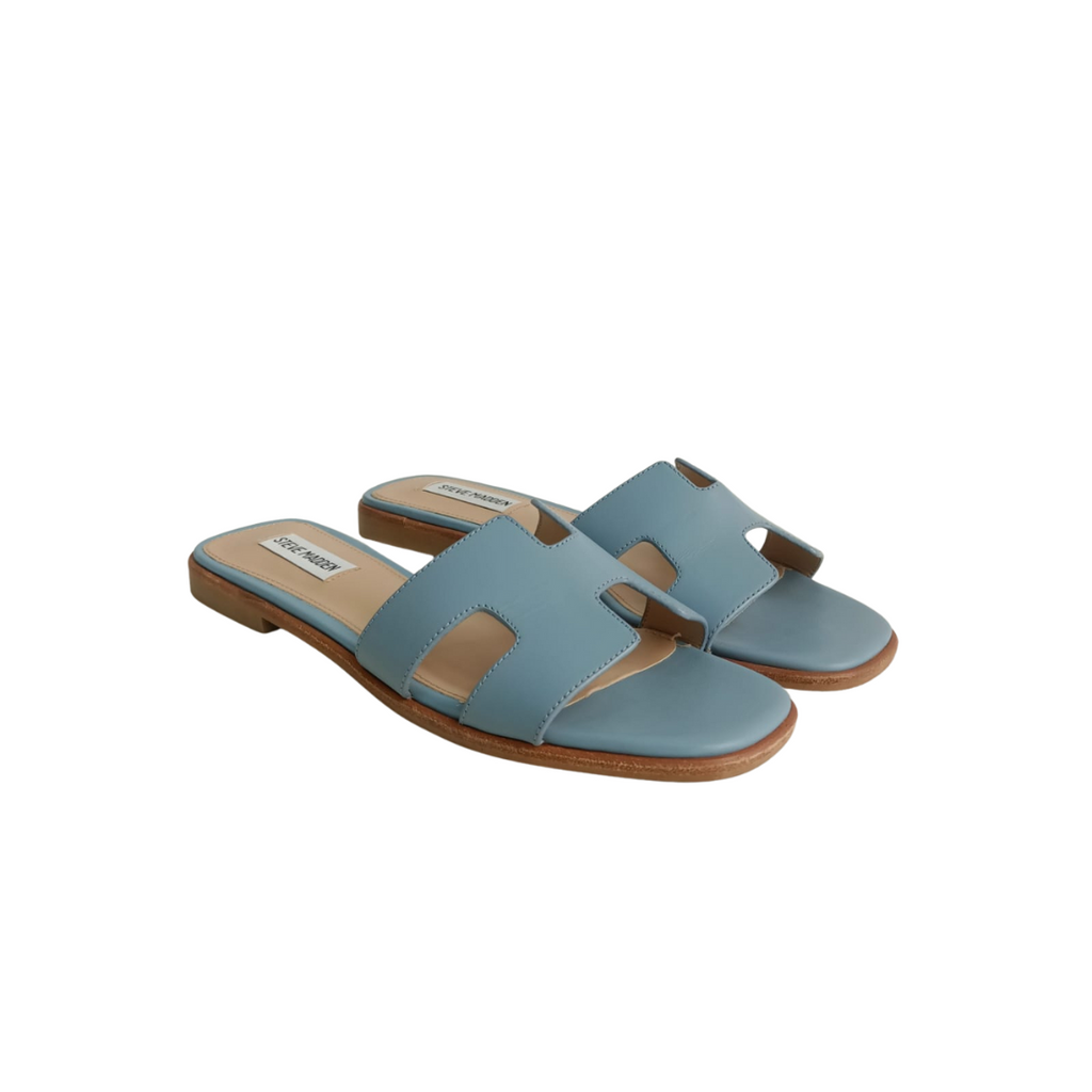 Steve Madden Blue Hadyn Sandals | Gently Used |