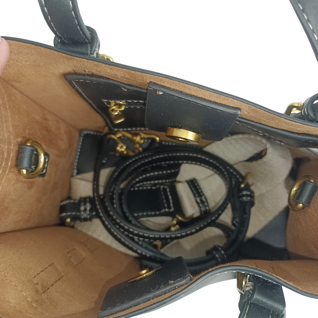 Zara Black Mini Tote Bag | Gently Used |