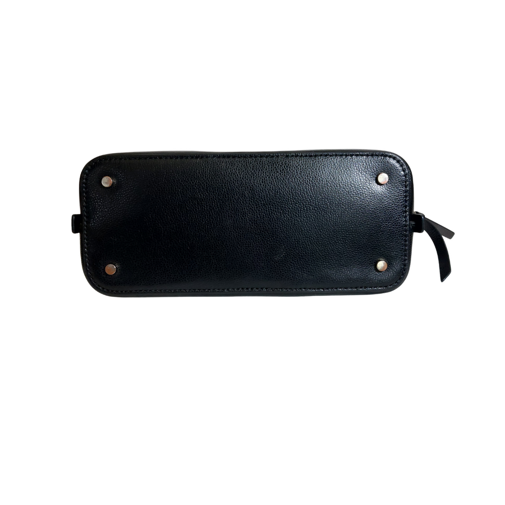 Kate Spade Black Leather 'Patterson Drive' Dome Satchel Bag | Gently Used |