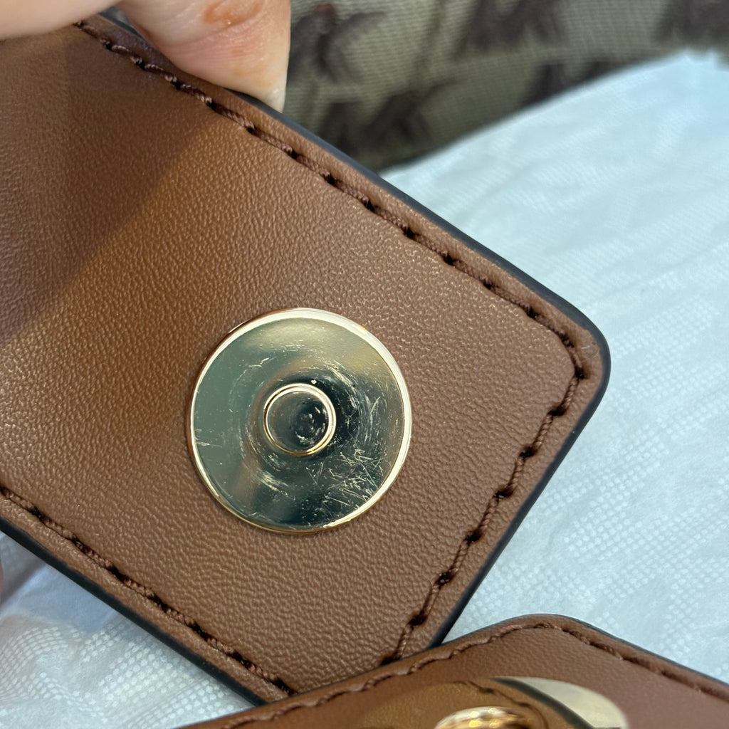 Michael Kors Hadleigh Large Leather Double Handle Tote Bag | Brand New |