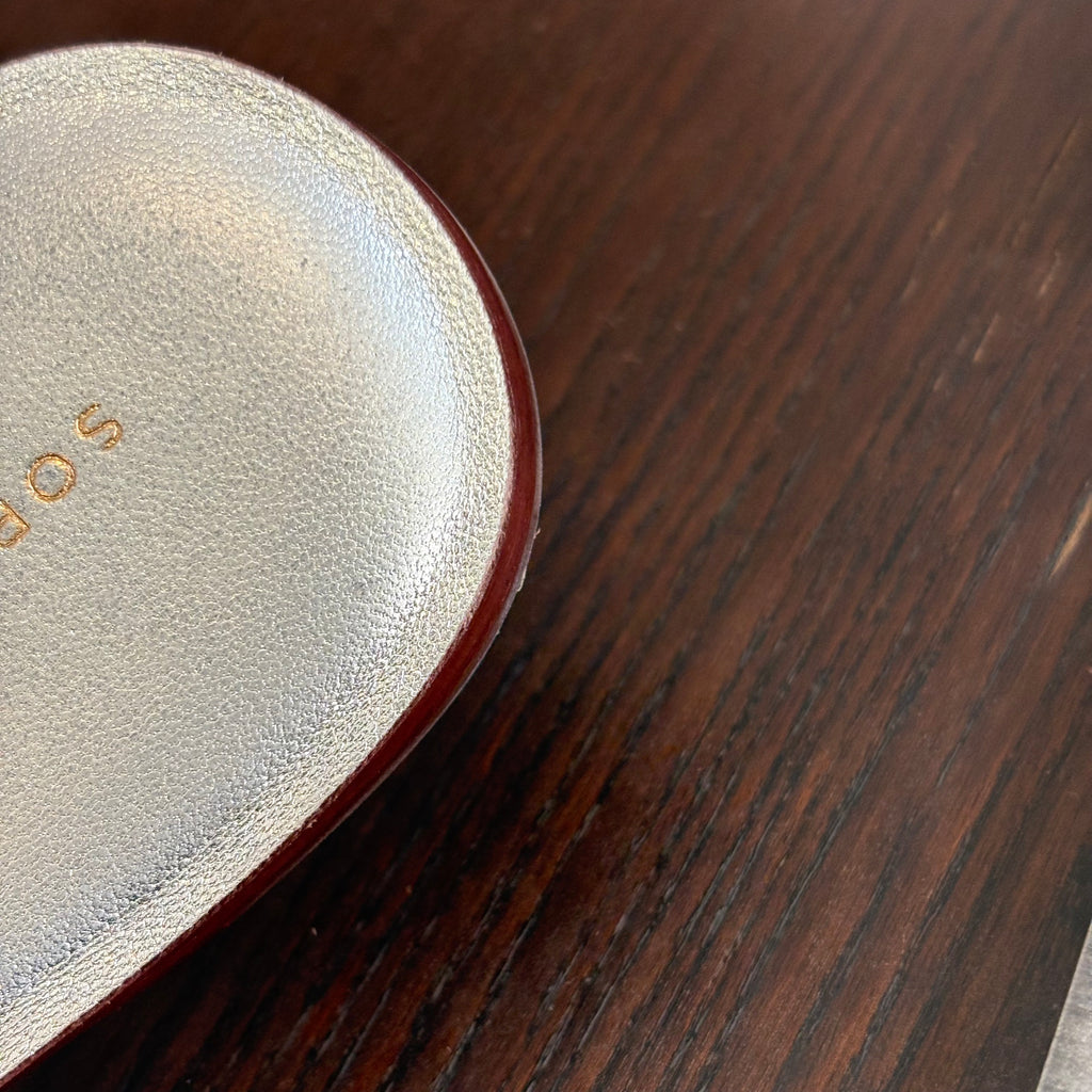 Sophia Webster Gold Leather 'Talulah' Butterfly Flats | Pre Loved |