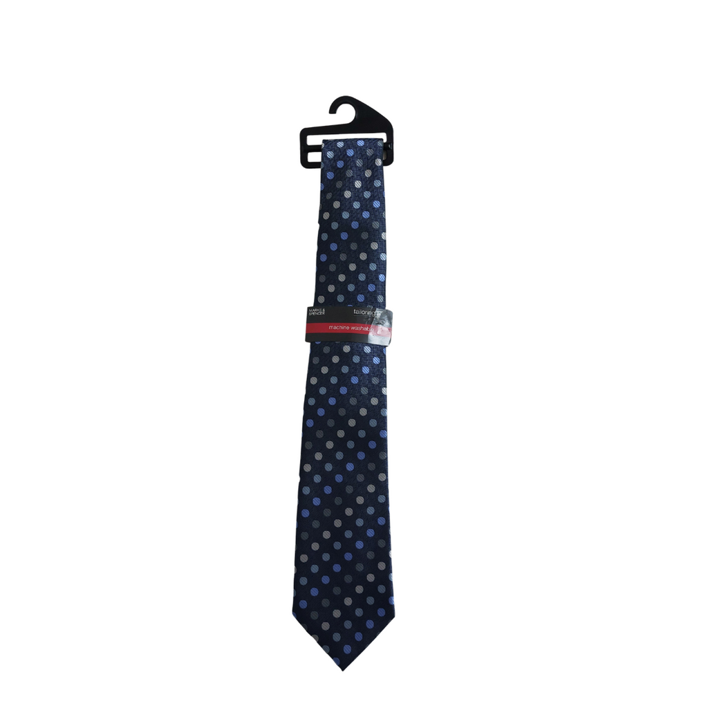 Marks & Spencer Men's Grey Polka Dot Tie | Brand New |