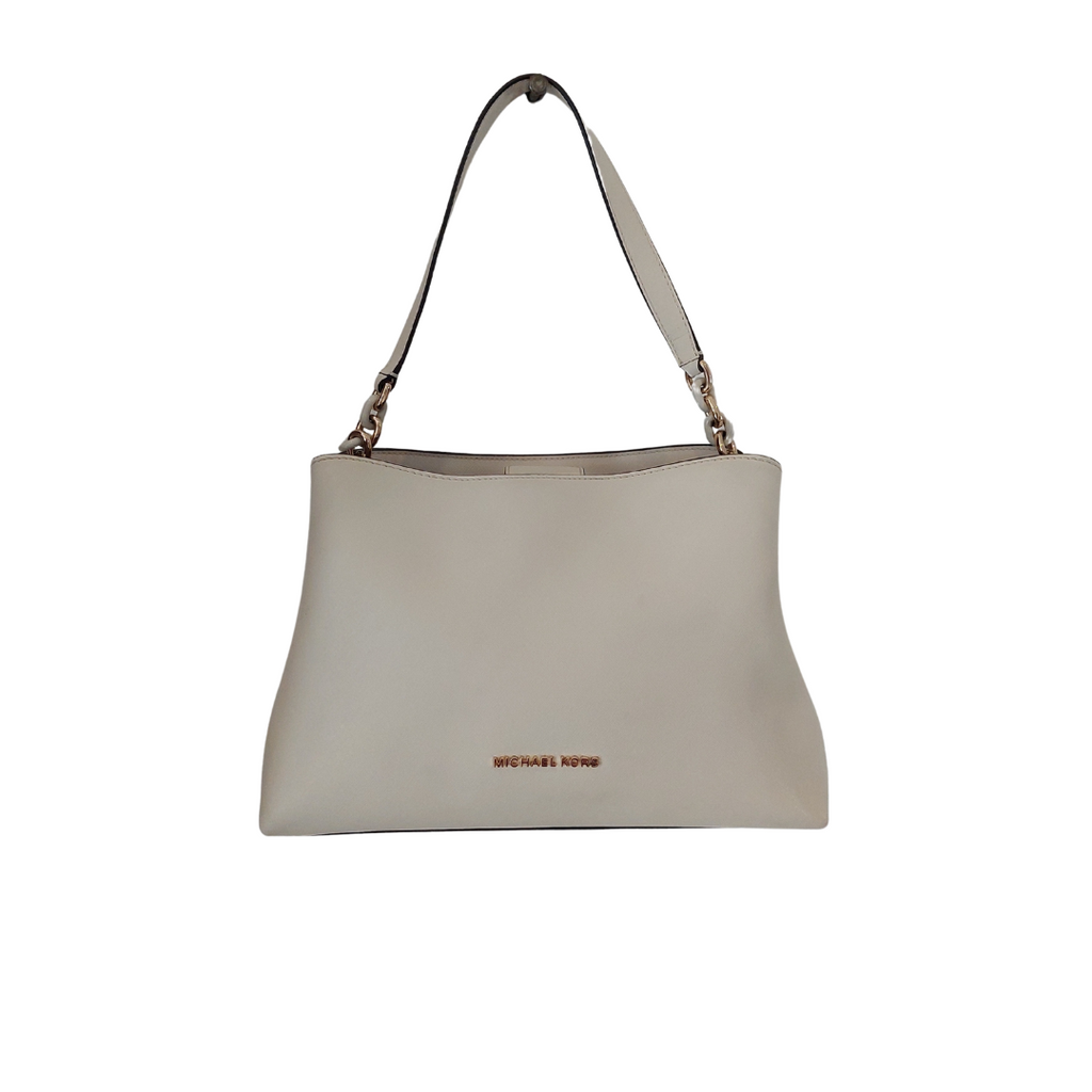 Michael Kors Vanilla Sofia Large East West Leather Satchel Bag | Pre Loved |