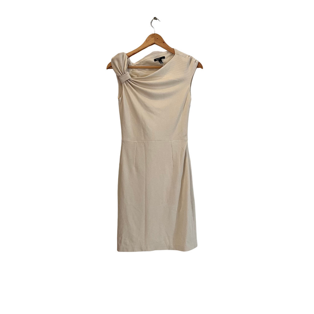 Mango Cream Cap-slevees Midi Dress | Gently Used |