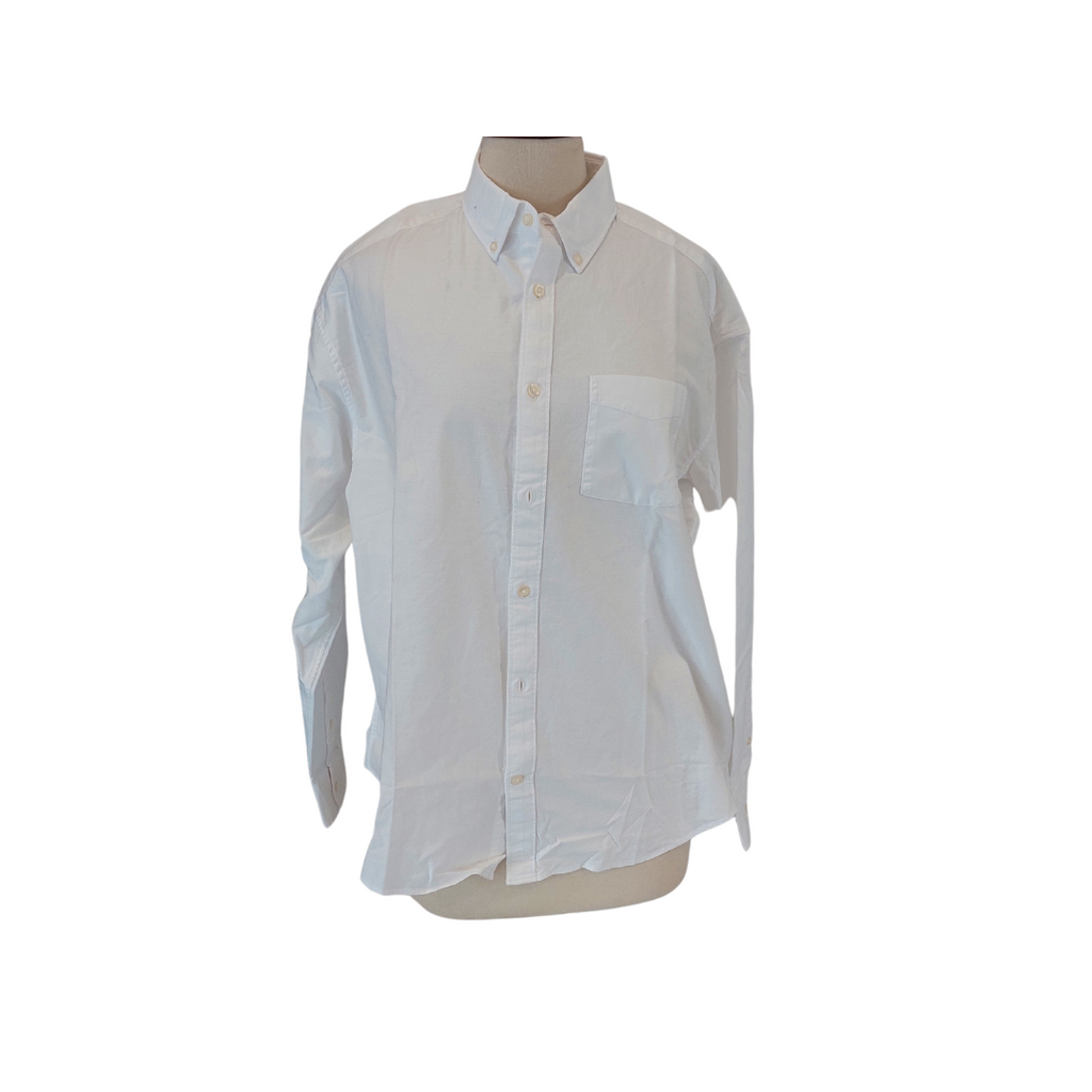 Gap White Cotton Collared Shirt | Brand New |