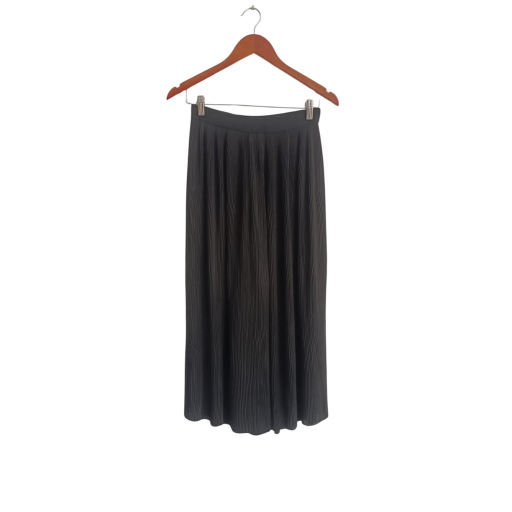 Zara Black Pleated Wide Leg Pants | Gently Used |