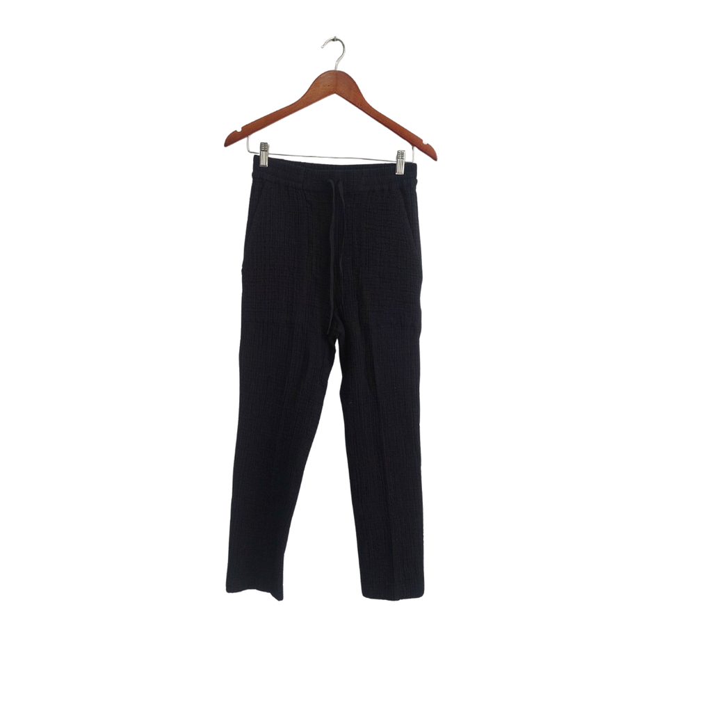 Zara Black Textured Pants | Like New |
