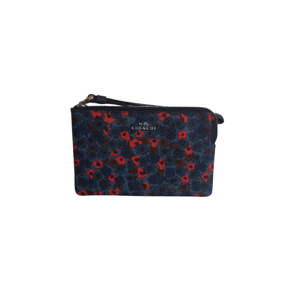 Coach Meadow Cluster Floral Print Wristlet | Like New |