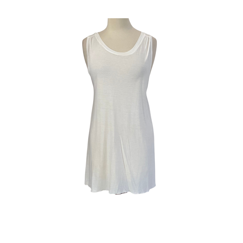 Mango White Sleeveless Dress | Gently Used |