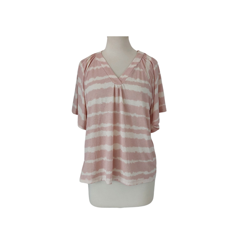 TU Tie Dye V-neck Top | Brand New |