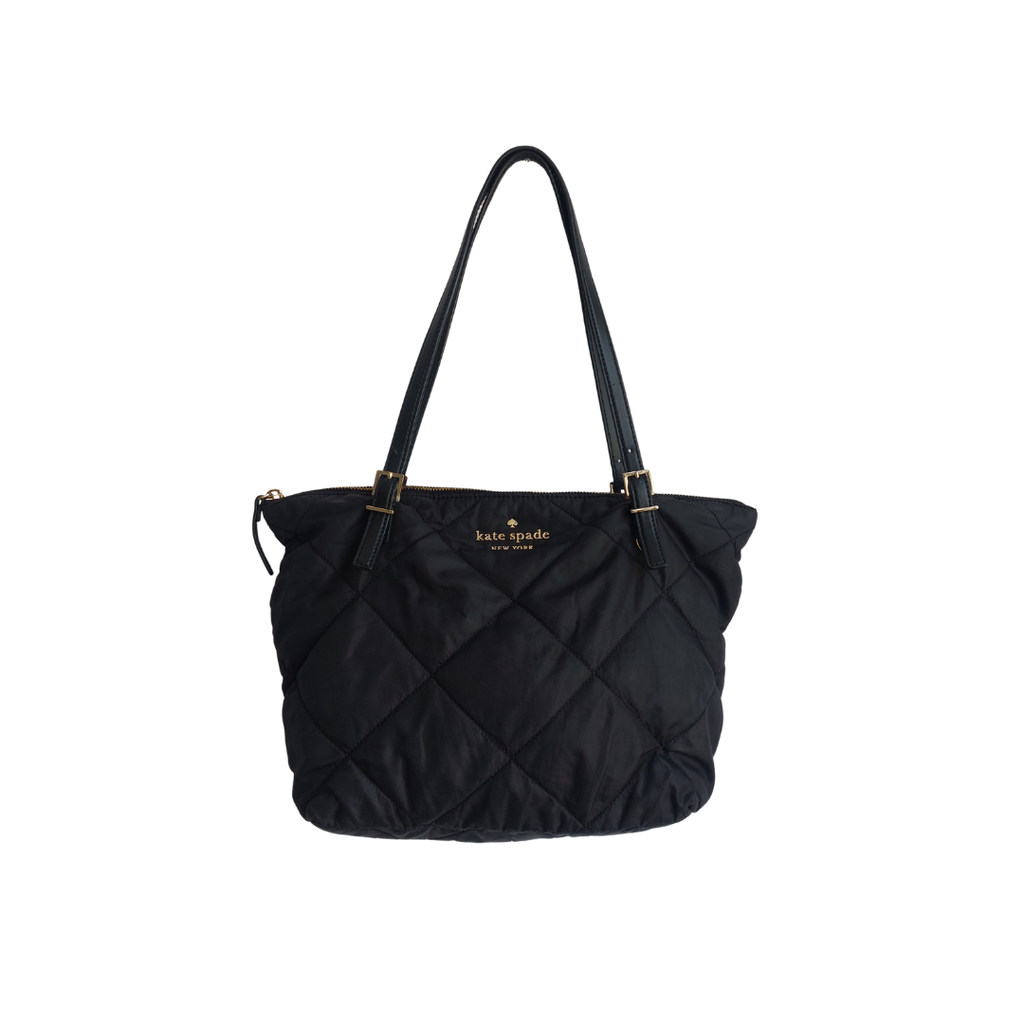 Kate Spade Black Watson Lane Quilted Maya Tote | Pre Loved |