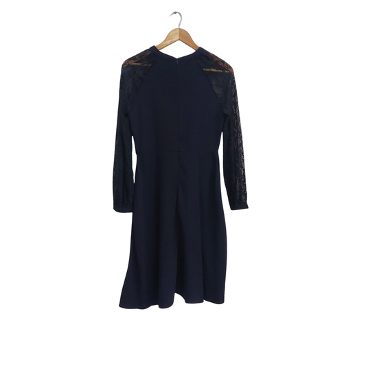 Dorothy Perkins Navy Blue Midi Dress | Brand New |