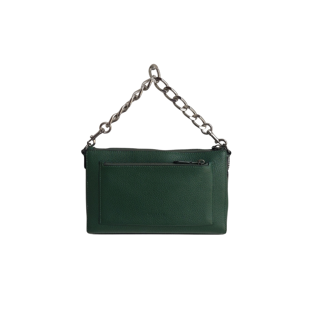 Coach Green Leather Holder Bag | Gently Used |