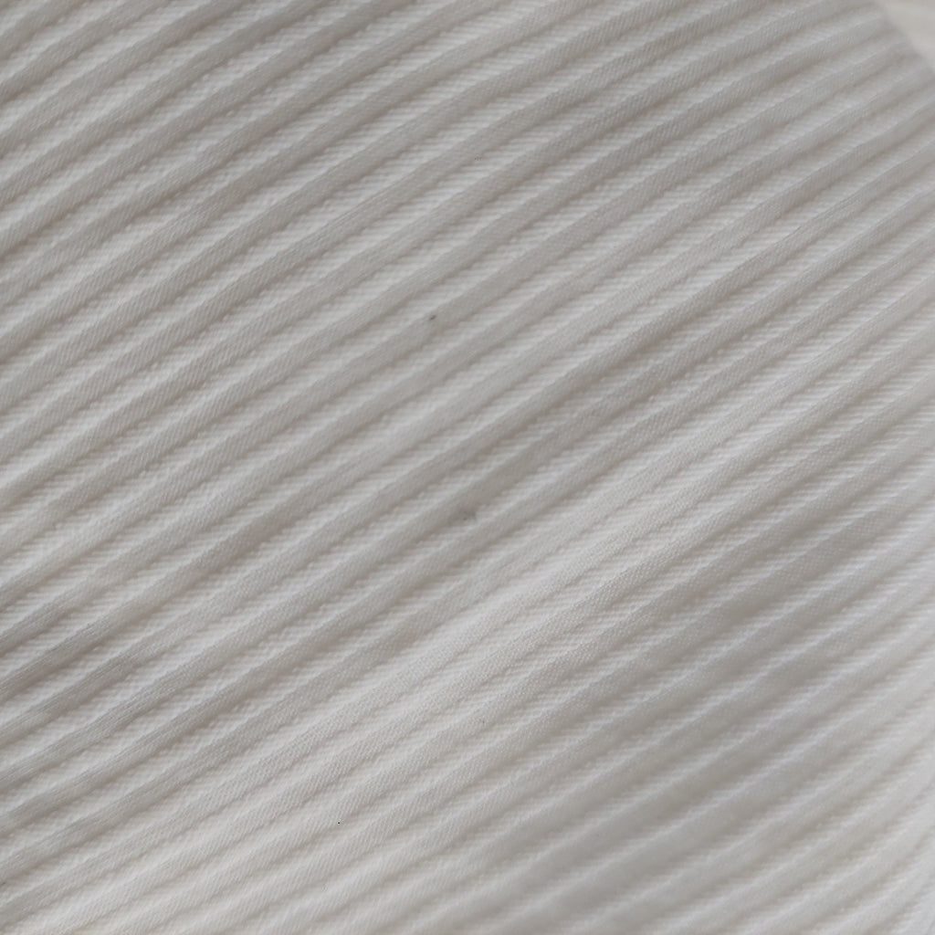 Massimo Dutti White Self-striped Collared Shirt | Gently Used |