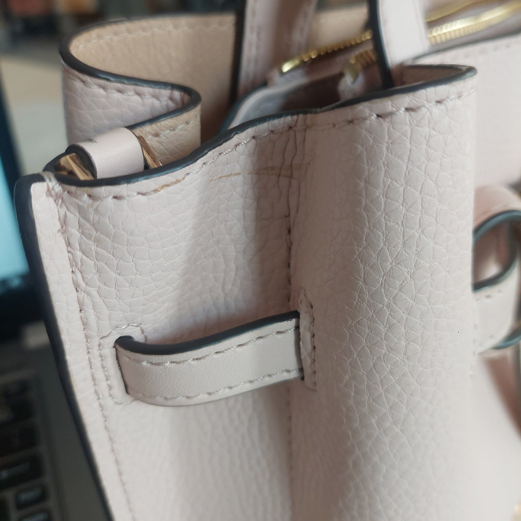 Michael Kors Light Pink Leather Emilia Satchel | Pre Loved |