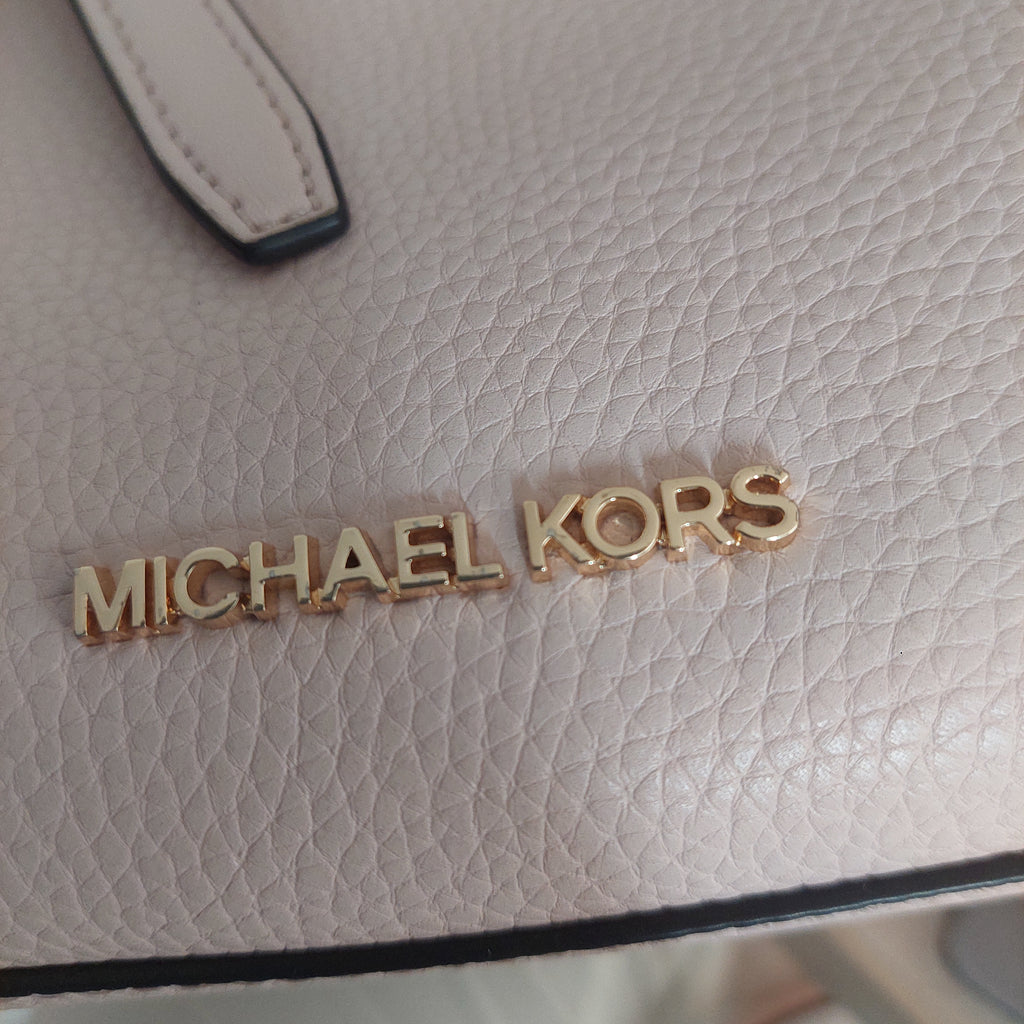 Michael Kors Light Pink Leather Emilia Satchel | Pre Loved |