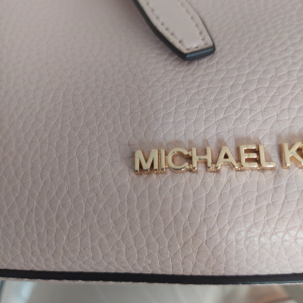 Michael Kors Light Pink Leather Emilia Satchel | Pre Loved |