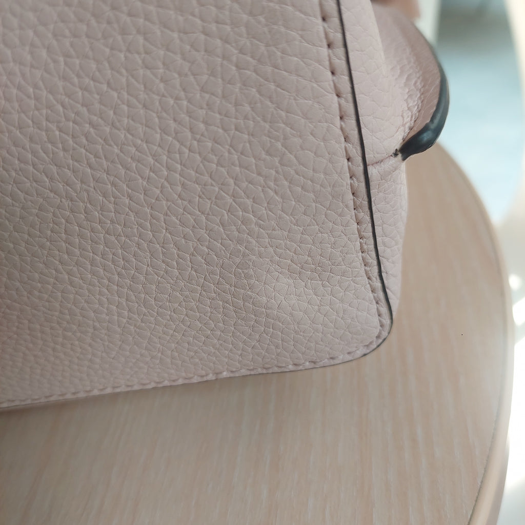 Michael Kors Light Pink Leather Emilia Satchel | Pre Loved |