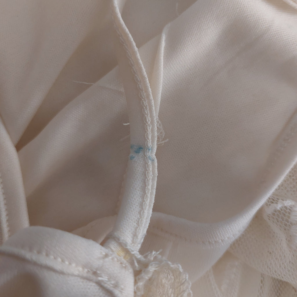 ZARA Cream Net & Lace Maxi Dress | Gently Used |