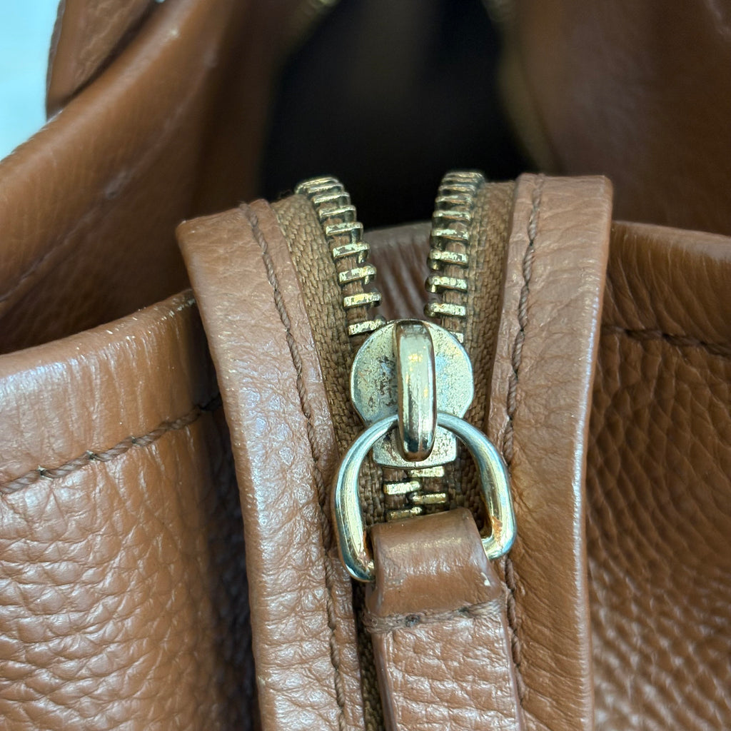 Marc Jacobs Tan Medium Leather Tote Bag | Pre Loved |