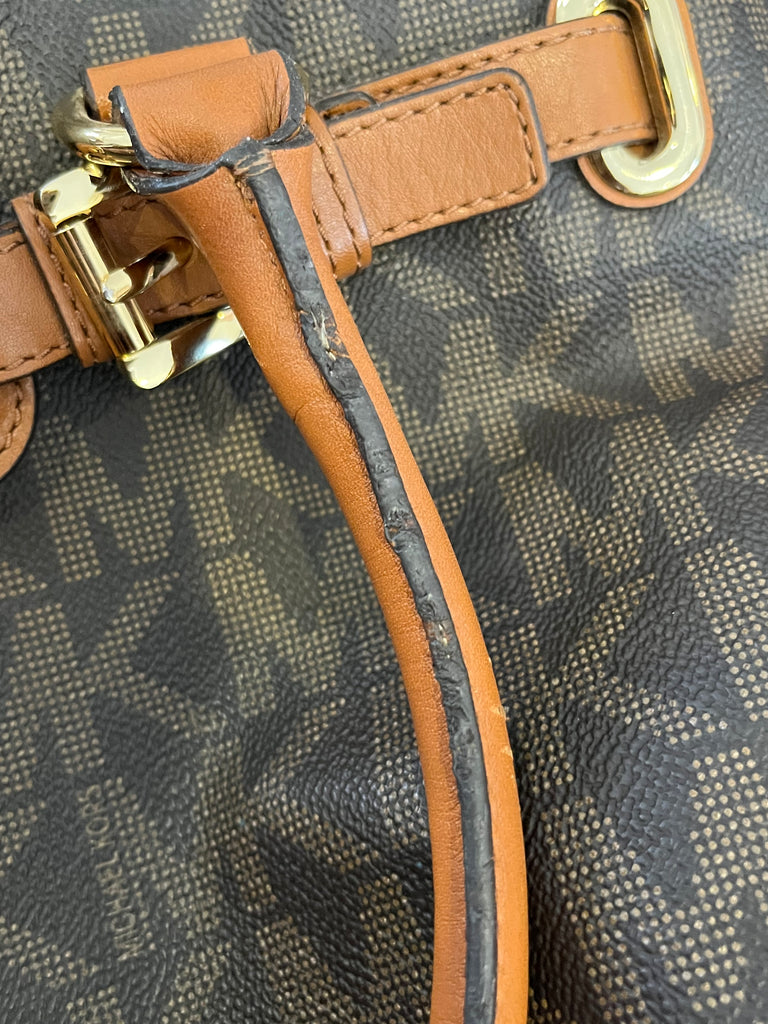 Michael Kors Monogram East West Large Satchel | Pre Loved |